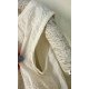 刺繡紅格異材質拼接無袖洋裝