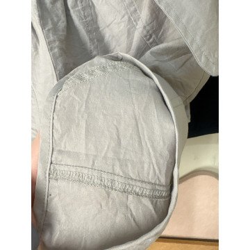 立體弧形剪裁休閒寬鬆短褲(灰)