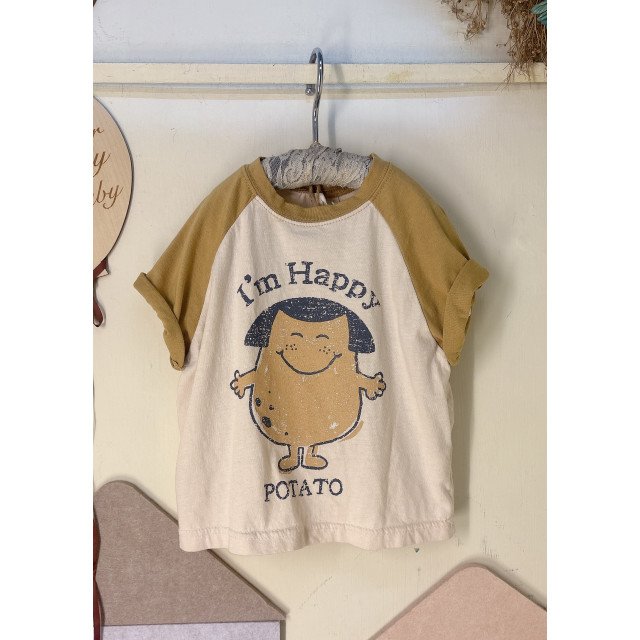 趣味馬鈴薯插肩袖上衣