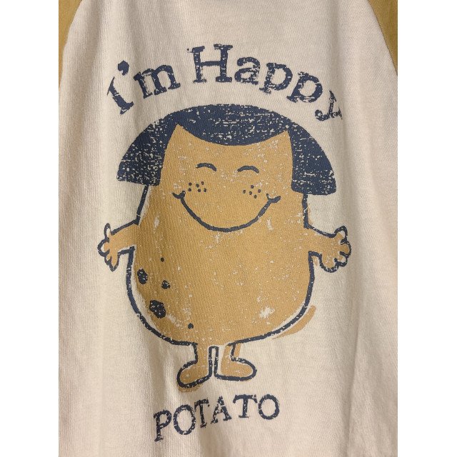 趣味馬鈴薯插肩袖上衣
