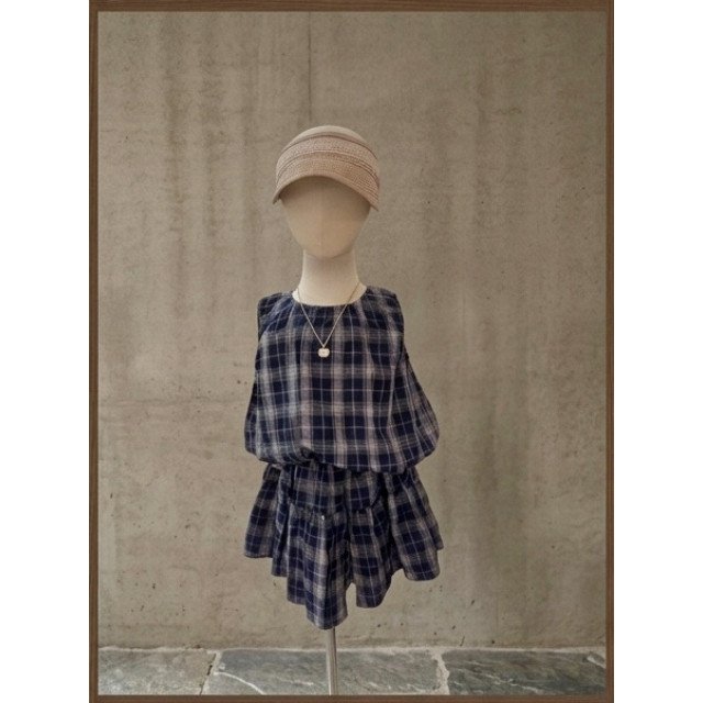 復古休閒風兩件式短裙套裝