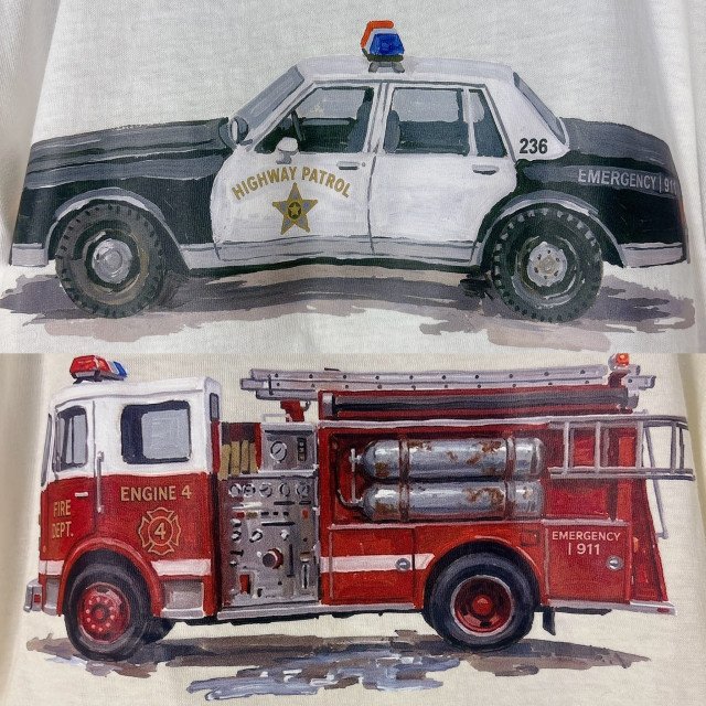 救難車輛🚒與正義警車🚓 上衣