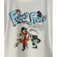 「Funny Stuff」俏皮卡通圖案的白色短袖 T 恤