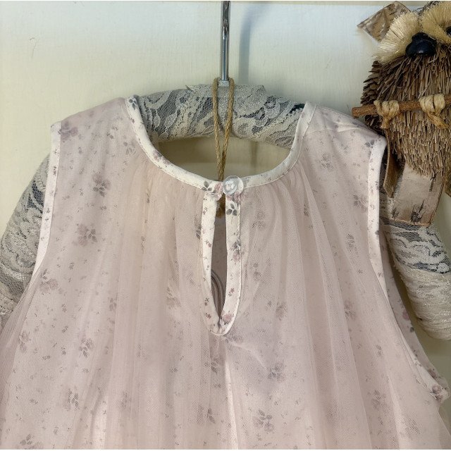 多層次碎花洋裝