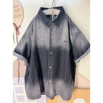帥氣水洗色襯衫