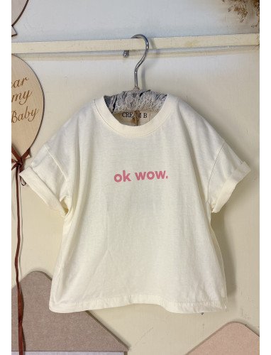 「ok wow.」T恤
